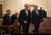 دیدار وزیر امور خارجه سوریه با رئیس مجلس شورای اسلامی