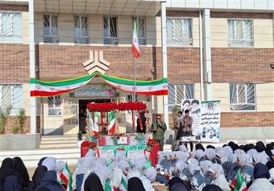 میزبانی دبیرستان فرزانگان طبس از شهید گمنام