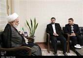 دیدار محمد مهدی دانی قائم مقام  خبرگزاری تسنیم باحجت‌الاسلام والمسلمین عبدالرضا پورذهبی نماینده ولی فقیه در استان کردستان
