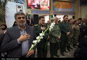 مراسم استقبال از پنج شهید گمنام دفاع مقدس درهمدان