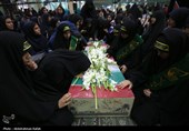 مراسم استقبال از پنج شهید گمنام دفاع مقدس درهمدان