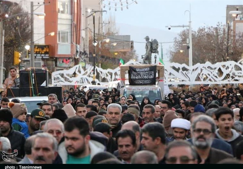 تشییع شهدای بی‌نشان در لرستان/ ازنا در خط‌مقدم استقبال