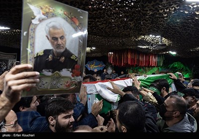 وداع با پیکر شهید سردار پورهاشمی