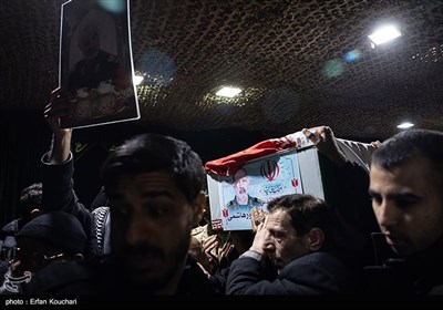 وداع با پیکر شهید سردار پورهاشمی
