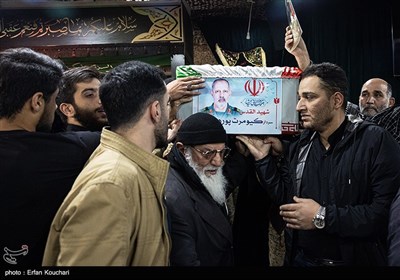 وداع با پیکر شهید سردار پورهاشمی