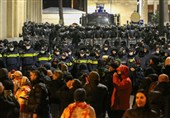 Police, Pro-EU Georgians Clash for Second Night at Protests over Accession Freeze