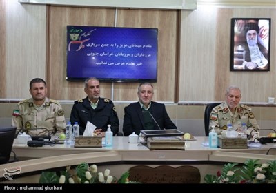 مراسم معارفه فرمانده مرزبانی استان خراسان جنوبی