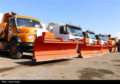 مانور زمستانی دستگاه های خدمات رسان - زنجان