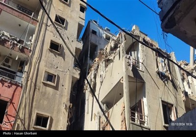 آخرین تصاویر از ضاحیه لبنان