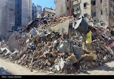آخرین تصاویر از ضاحیه لبنان