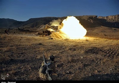 Army Stages War Game Northeast of Iran