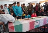 مراسم وداع با شهید گمنام با حضور معلولان و سالمندان خراسان جنوبی