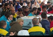 مراسم وداع با شهید گمنام با حضور معلولان و سالمندان خراسان جنوبی