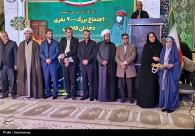 اجتماع باشکوه 4 هزارنفری دختران فاطمی در اسلامشهر