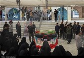 آیین استقبال از پیکر شهید گمنام دفاع مقدس در شیراز