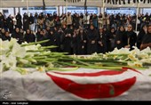 آیین استقبال از پیکر شهید گمنام دفاع مقدس در شیراز