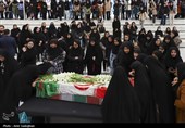 آیین استقبال از پیکر شهید گمنام دفاع مقدس در شیراز