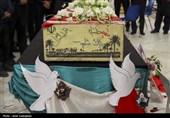 آیین استقبال از پیکر شهید گمنام دفاع مقدس در شیراز