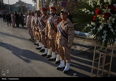 استقبال از پیکر مطهر شهدای گمنام در بجنورد