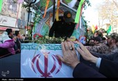 پیکر مطهر شهدای پدافند اردبیل با حضور پرشور مردم ولایتدار تشییع شد