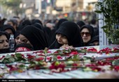 تشییع پیکر مطهر 14 شهید گمنام دفاع مقدس در اهواز