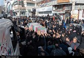 تشییع پیکرشهیدای گمنام دفاع مقدس در زنجان و ارومیه
