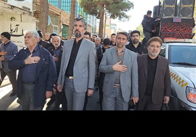 آیین وداع و تشییع پیکرهای مطهر شهدای گمنام در بیرجند