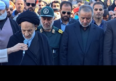 آیین وداع و تشییع پیکرهای مطهر شهدای گمنام در بیرجند