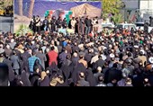 آیین وداع و تشییع پیکرهای مطهر شهدای گمنام در بیرجند