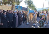 آیین وداع و تشییع پیکرهای مطهر شهدای گمنام در بیرجند