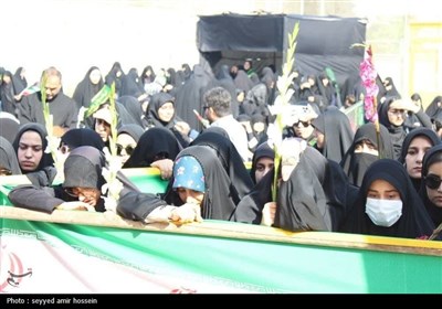 تشییع و دفن شهید گمنام در دانشگاه فرهنگیان بوشهر