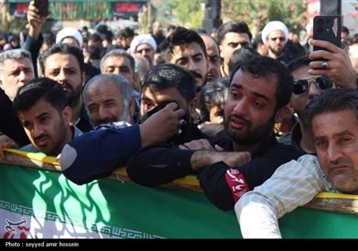 تشییع و دفن شهید گمنام در دانشگاه فرهنگیان بوشهر