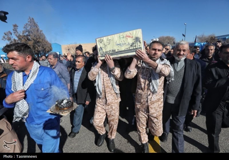 شهید گمنام در خانه ابدی خود آرام گرفت+تصاویر