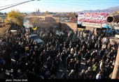 وداع باشکوه مردم ده زیار با شهید گمنام 23 ساله