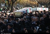 تشییع پیکر شهدای گمنام در قزوین