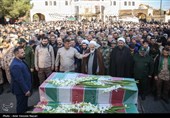 تشییع پیکر شهدای گمنام در قزوین