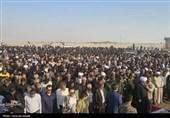 تشییع و دفن شهید گمنام در دشتی