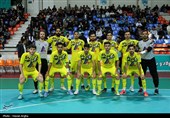 دیدار تیم های فوتسال آرمان زنجان و فولاد آلیاژی یزد