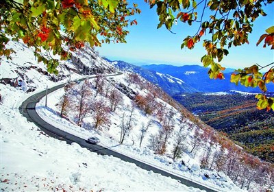 هواشناسی ایران1404/9/12؛بارش باران و برف در 16 استان/هشدار نارنجی برای استان‌های ساحلی دریای خزر