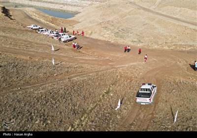 دوره آموزش رانندگی در شرایط سخت جمعیت هلال احمر