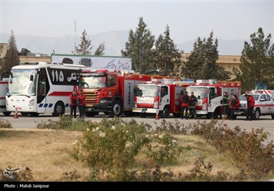 رزمایش طرح زمستانی پلیس راه استان اصفهان