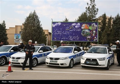 رزمایش طرح زمستانی پلیس راه استان اصفهان