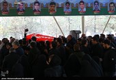 تشییع پیکر مهدی علیرضایی