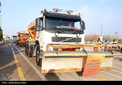 مراسم افتتاحیه و رزمایش طرح زمستانی درهمدان