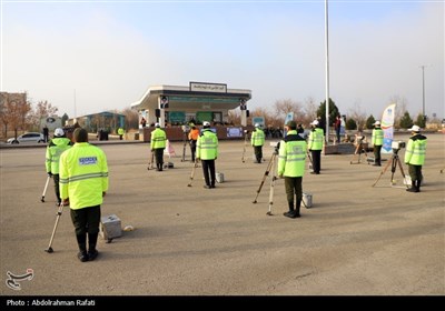 مراسم افتتاحیه و رزمایش طرح زمستانی درهمدان