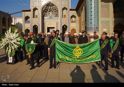 تجدید میثاق مسئولان استان فارس، با شهید محراب