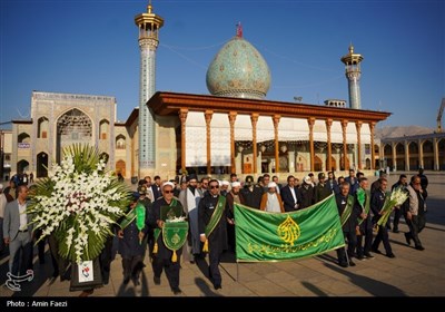 تجدید میثاق مسئولان استان فارس، با شهید محراب