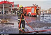 سوختگی 100 درصدی 2 مصدوم آتشسوزی شهرک محمودآباد قم