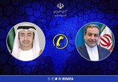 مباحثات هاتفیة بین وزیری خارجیة إیران والإمارات