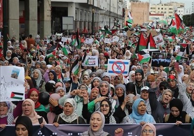 غزه،تظاهرات،صهيونيستي،رژيم،خواستار،آمريكا،موريتاني،شعارهايي، ...